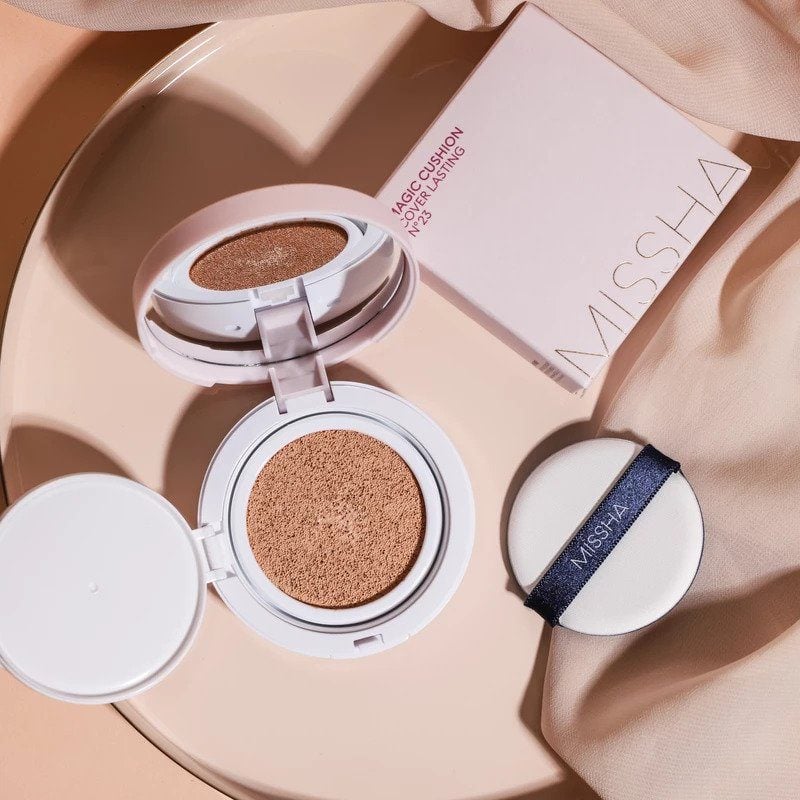 Phấn nước Missha Kiềm Dầu Magic Cushion Cover Lasting SPF50+/PA+++