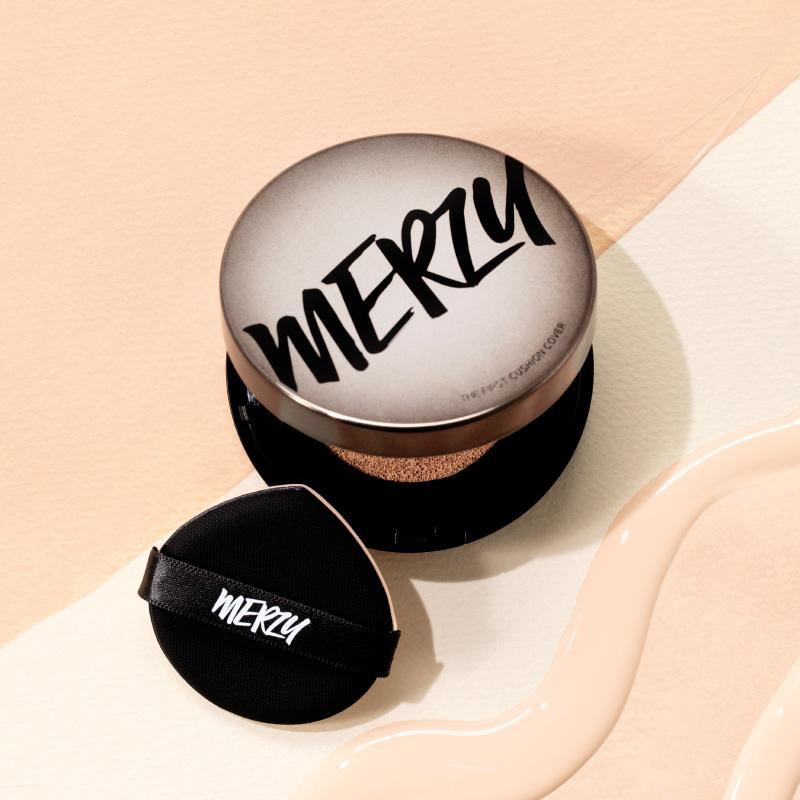 Phấn nước che phủ cao, lâu trôi Merzy The First Cushion Cover SPF50+/PA+++